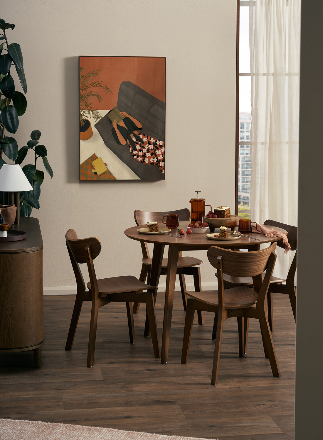 Larsen Wooden Dining Chairs