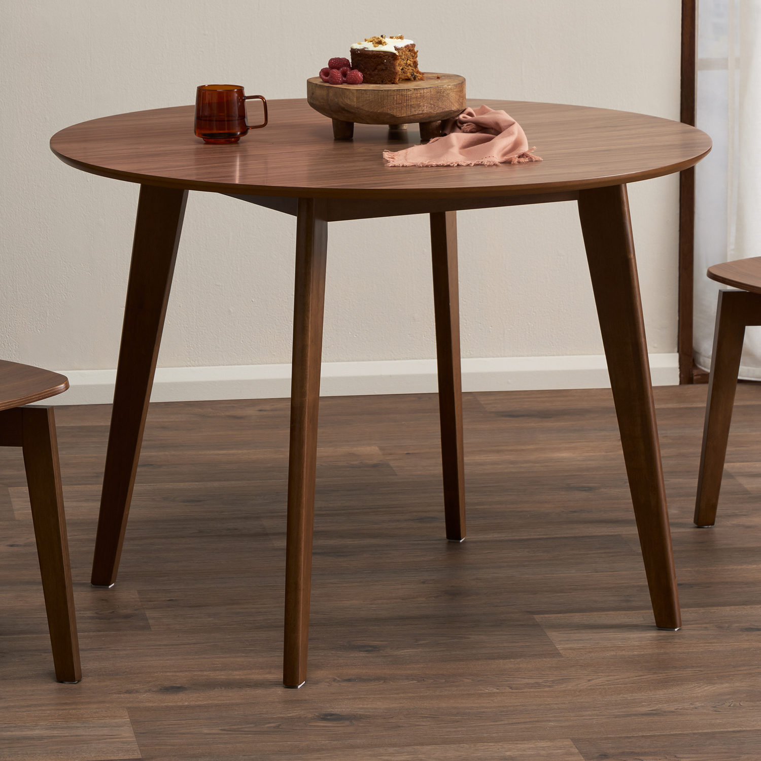 Larsen Round Wooden Dining Table
