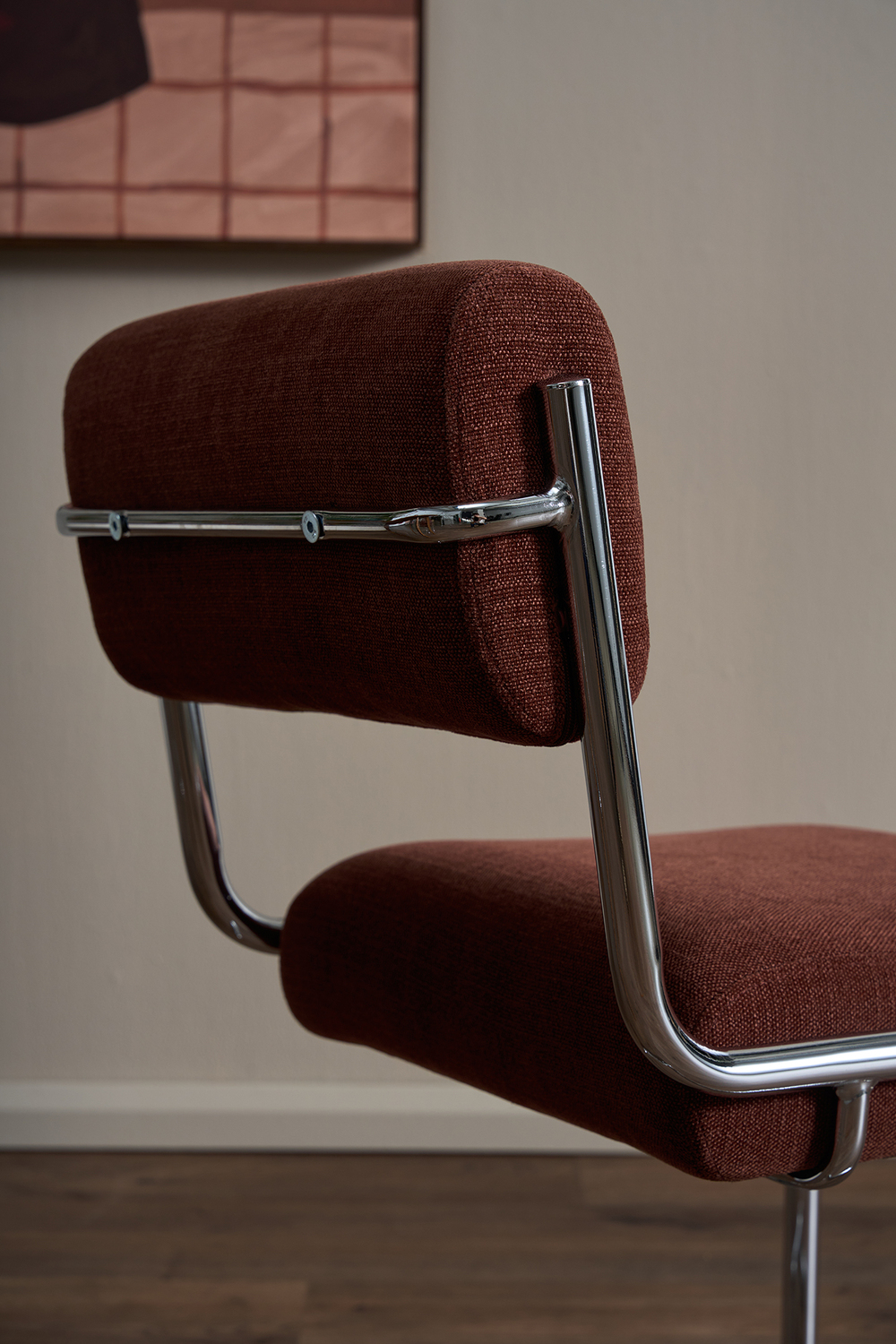 Clements Cantilever Upholstered Dining Chairs