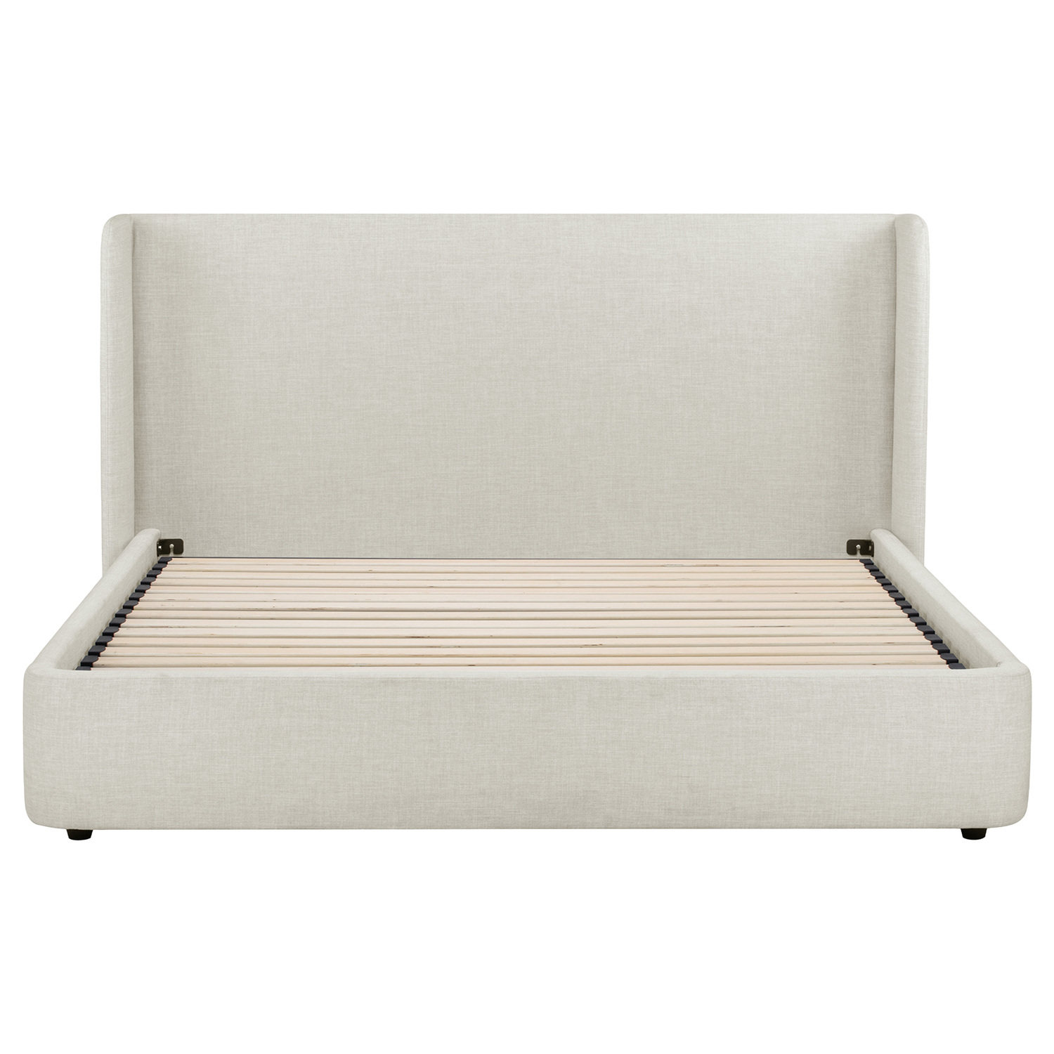 Abode Upholstered Gas Lift Storage Bed Frame