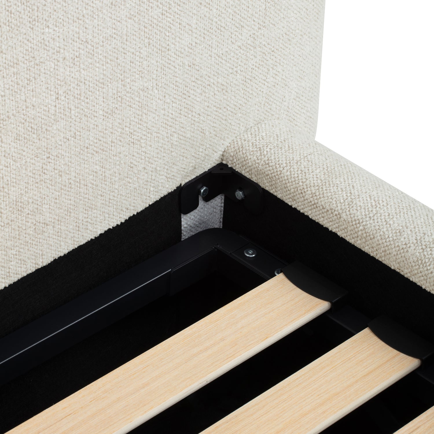 Emery Upholstered Gas Lift Storage Bed Frame