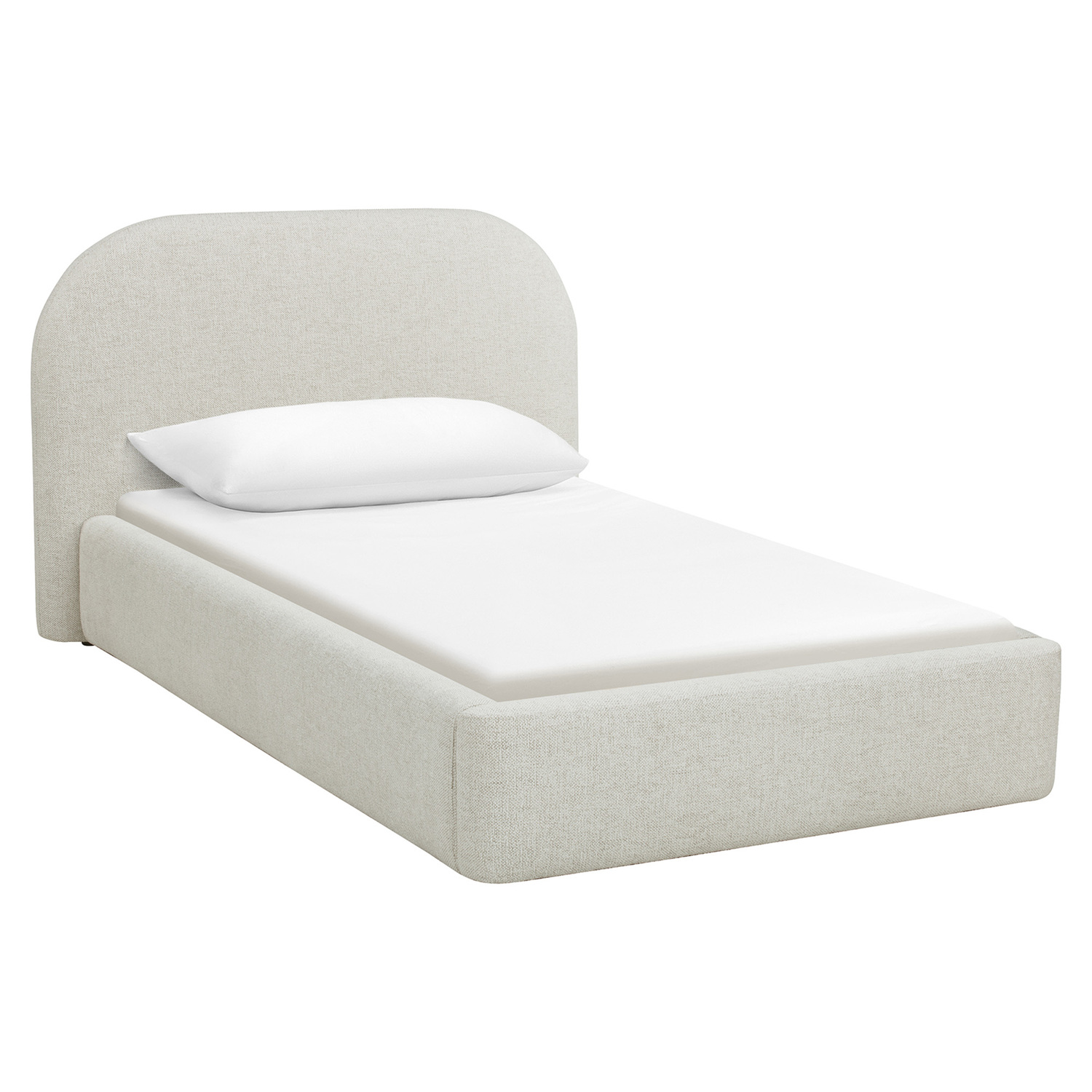 Emery Upholstered Gas Lift Storage Bed Frame