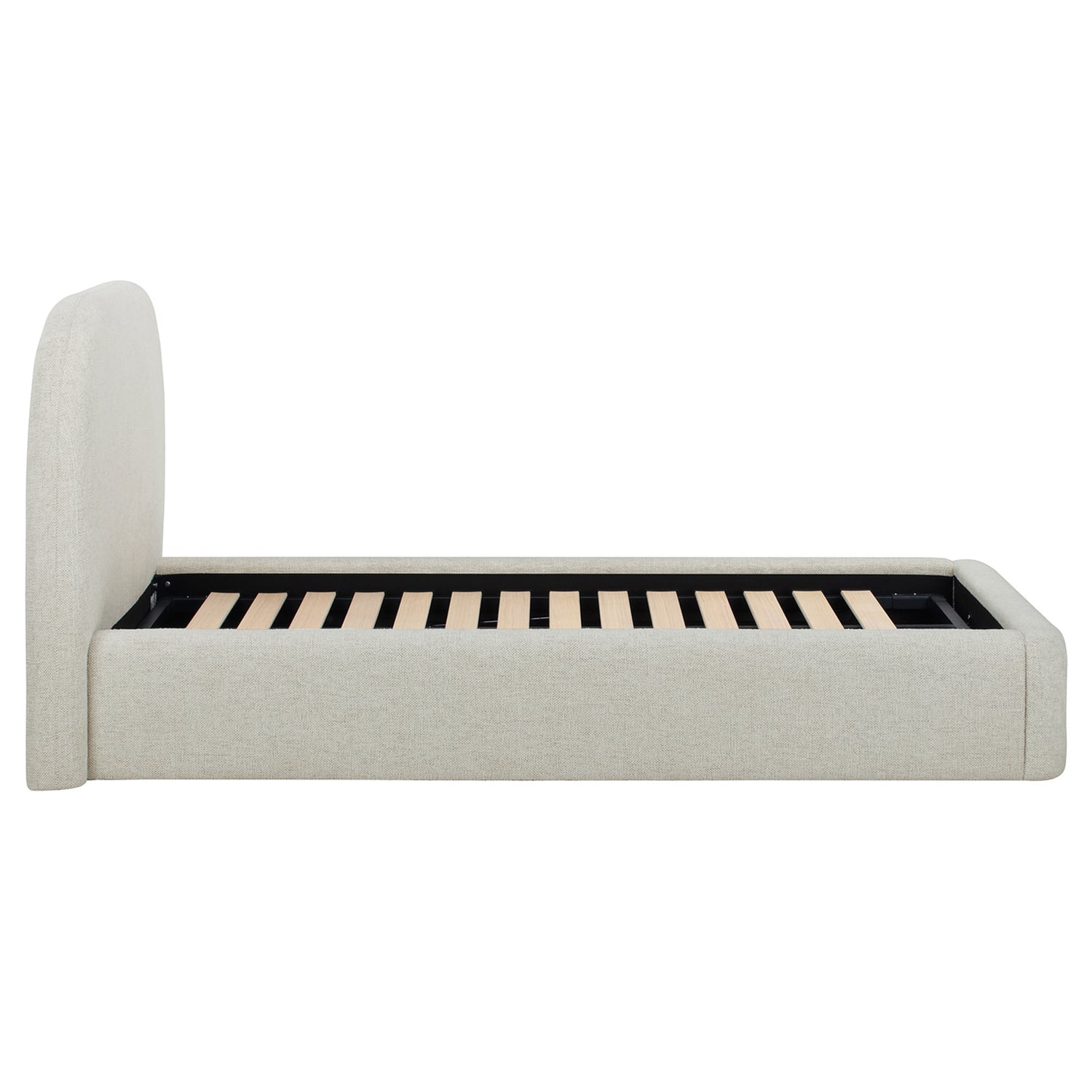 Emery Upholstered Gas Lift Storage Bed Frame