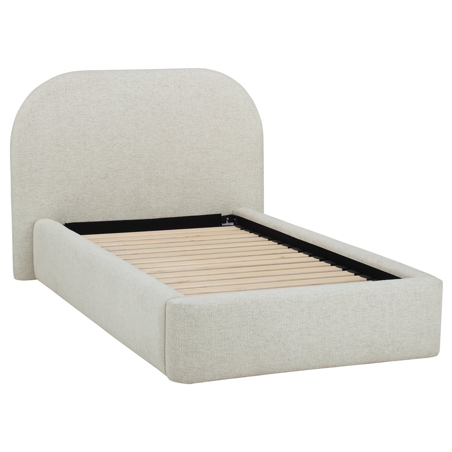 Emery Upholstered Gas Lift Storage Bed Frame