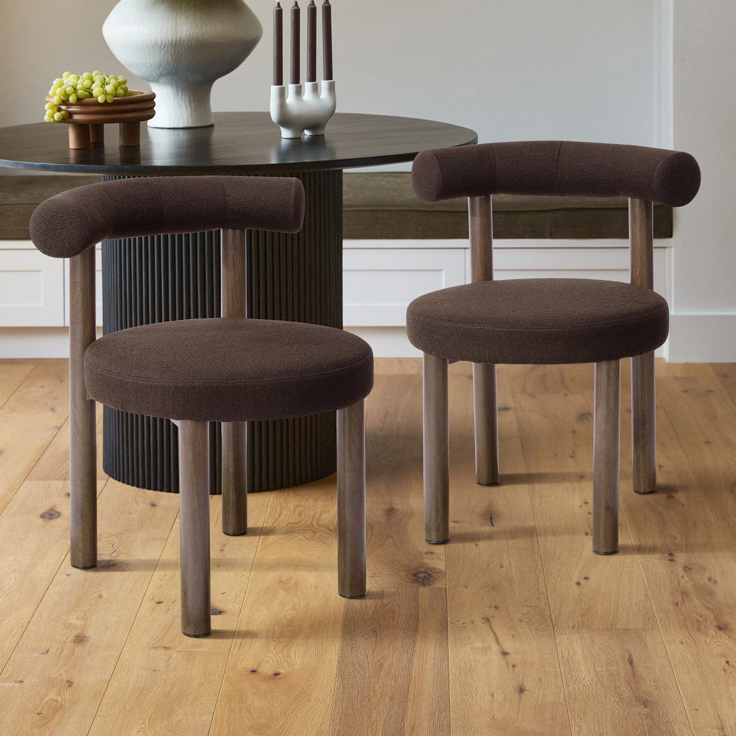 Roselin Boucle Dining Chairs