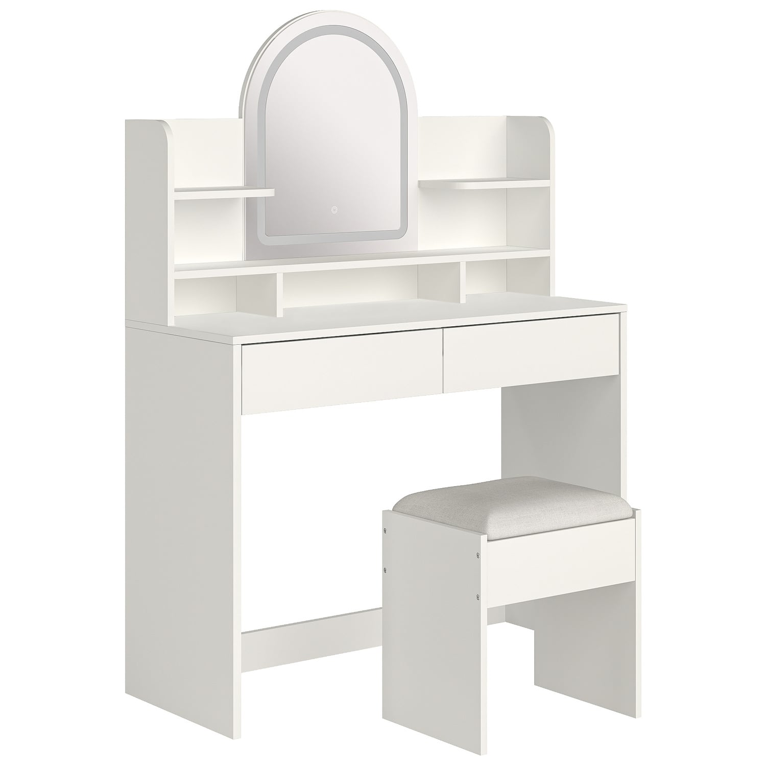 2 Piece Zara Dressing Table and Stool Set