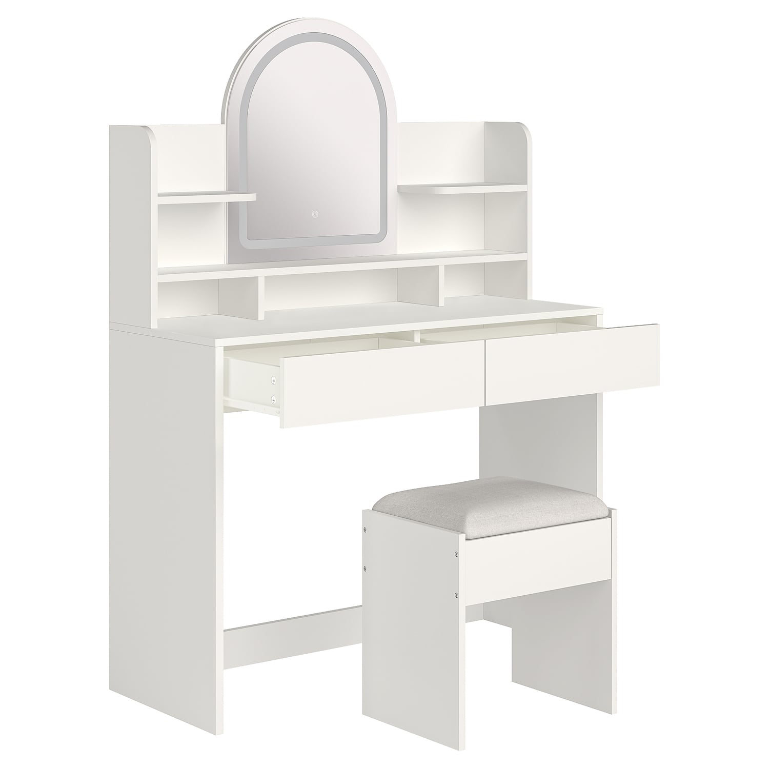 2 Piece Zara Dressing Table and Stool Set