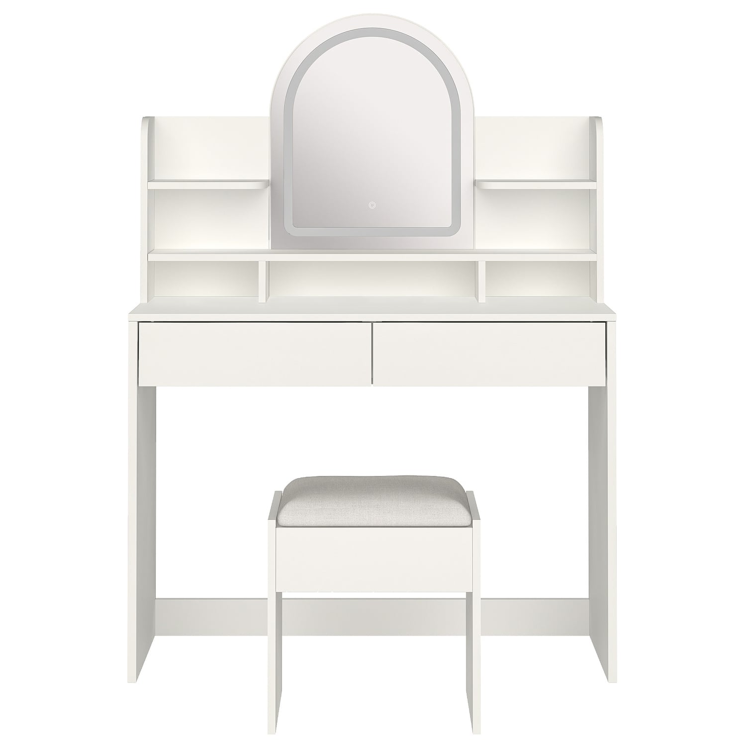 2 Piece Zara Dressing Table and Stool Set