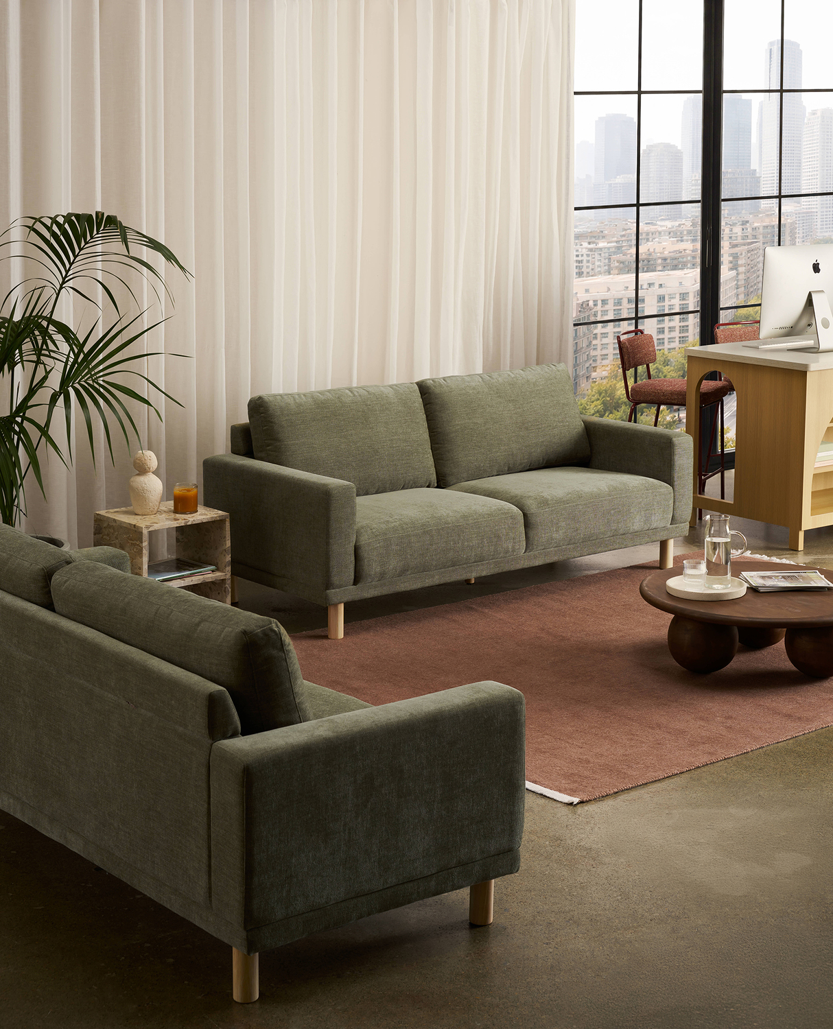 High-Performance 3 Seater Warwick Fabric Orson Sofa