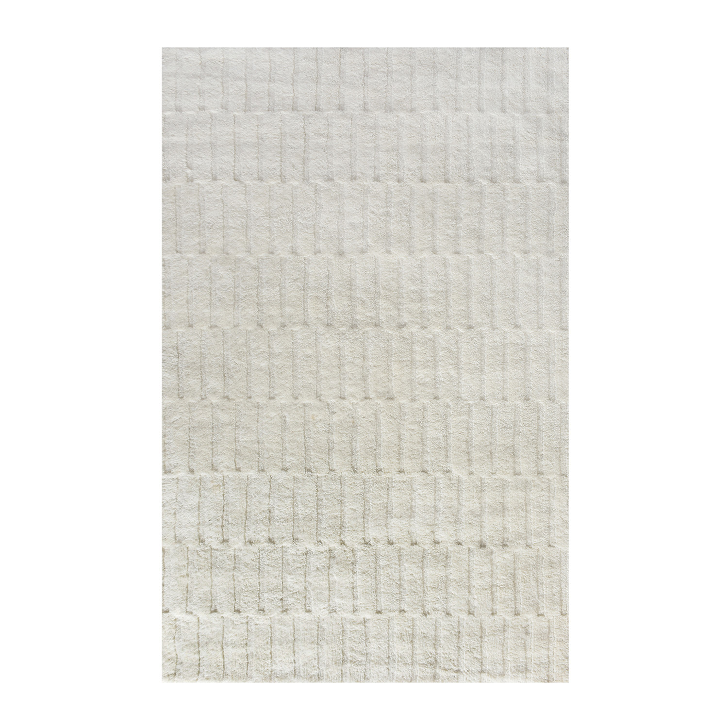 Cloud White Heather Hand-Woven Rug