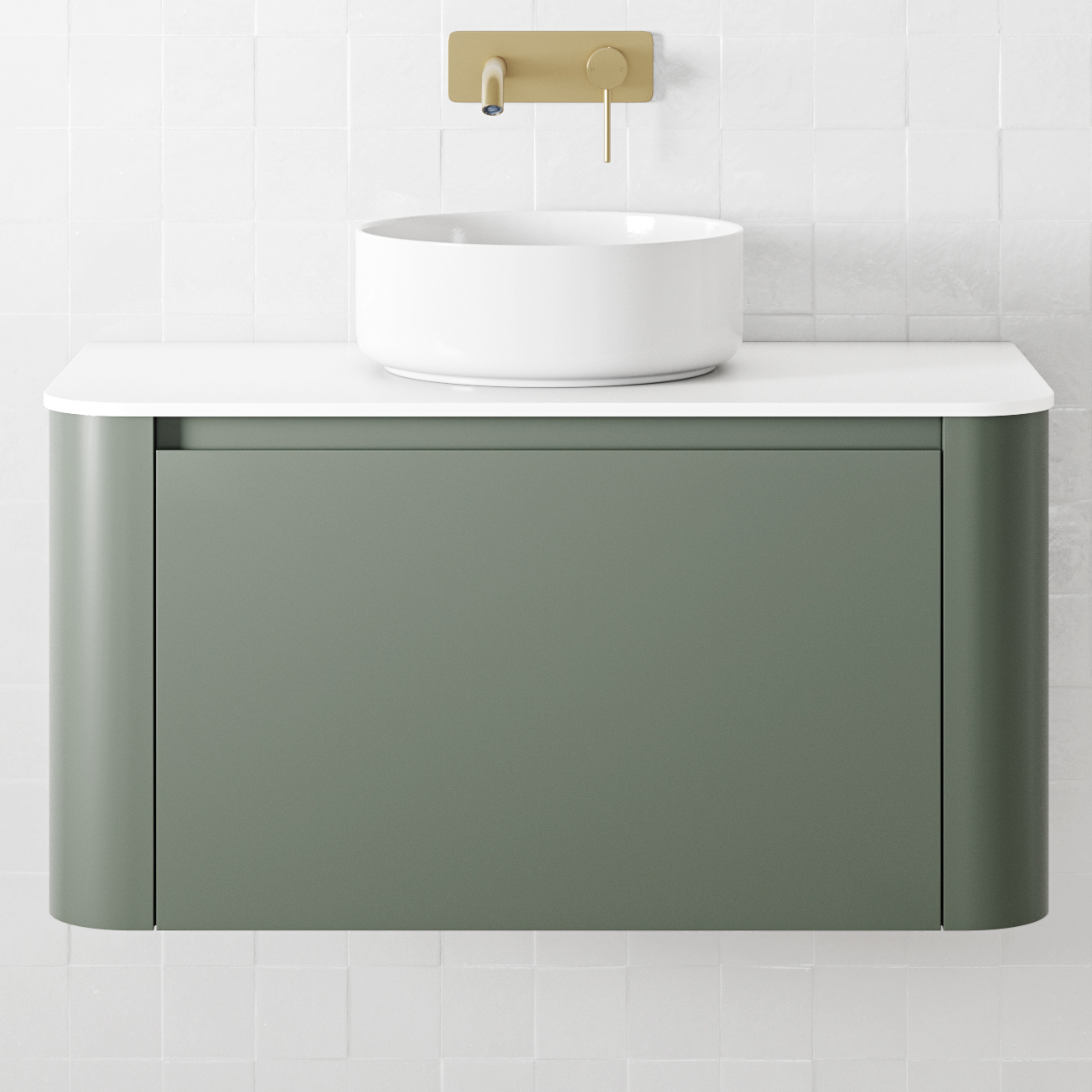 Leon 900mm Wall-Hung Single Vanity