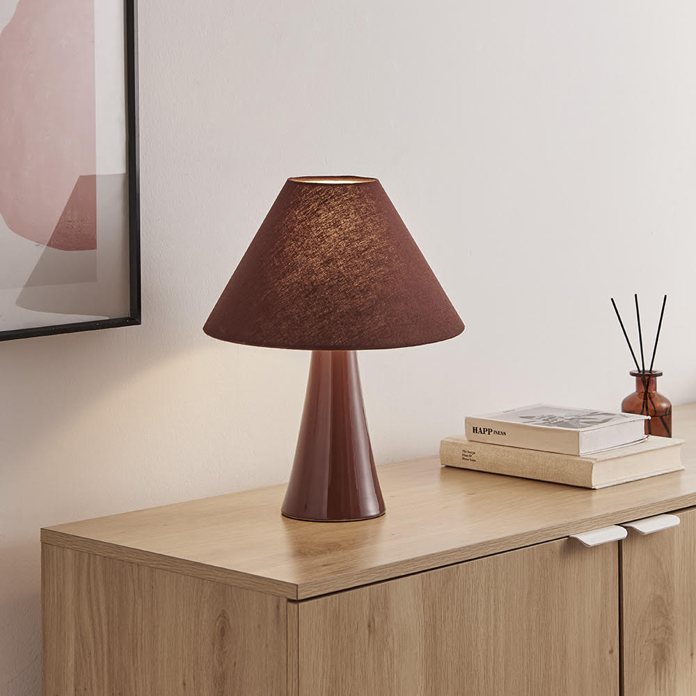 Ginny Ceramic & Linen Table Lamp