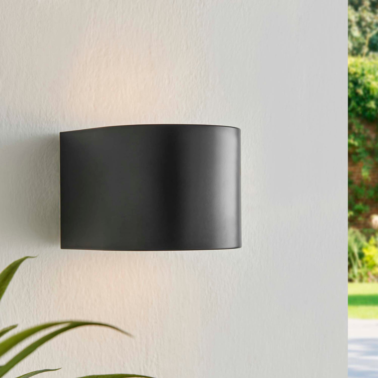 Harlyn Iron & Acrylic Outdoor Wall Light