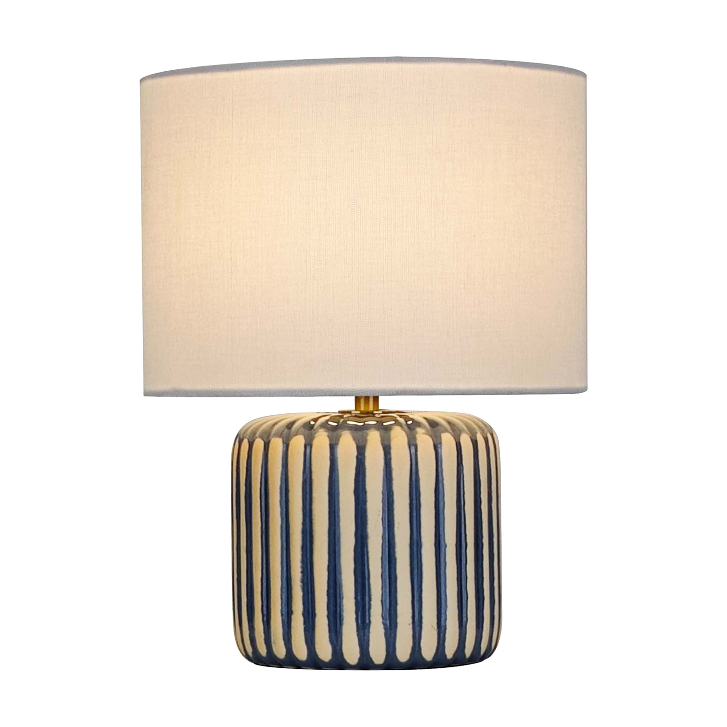 Layla Ceramic & Linen Table Lamp