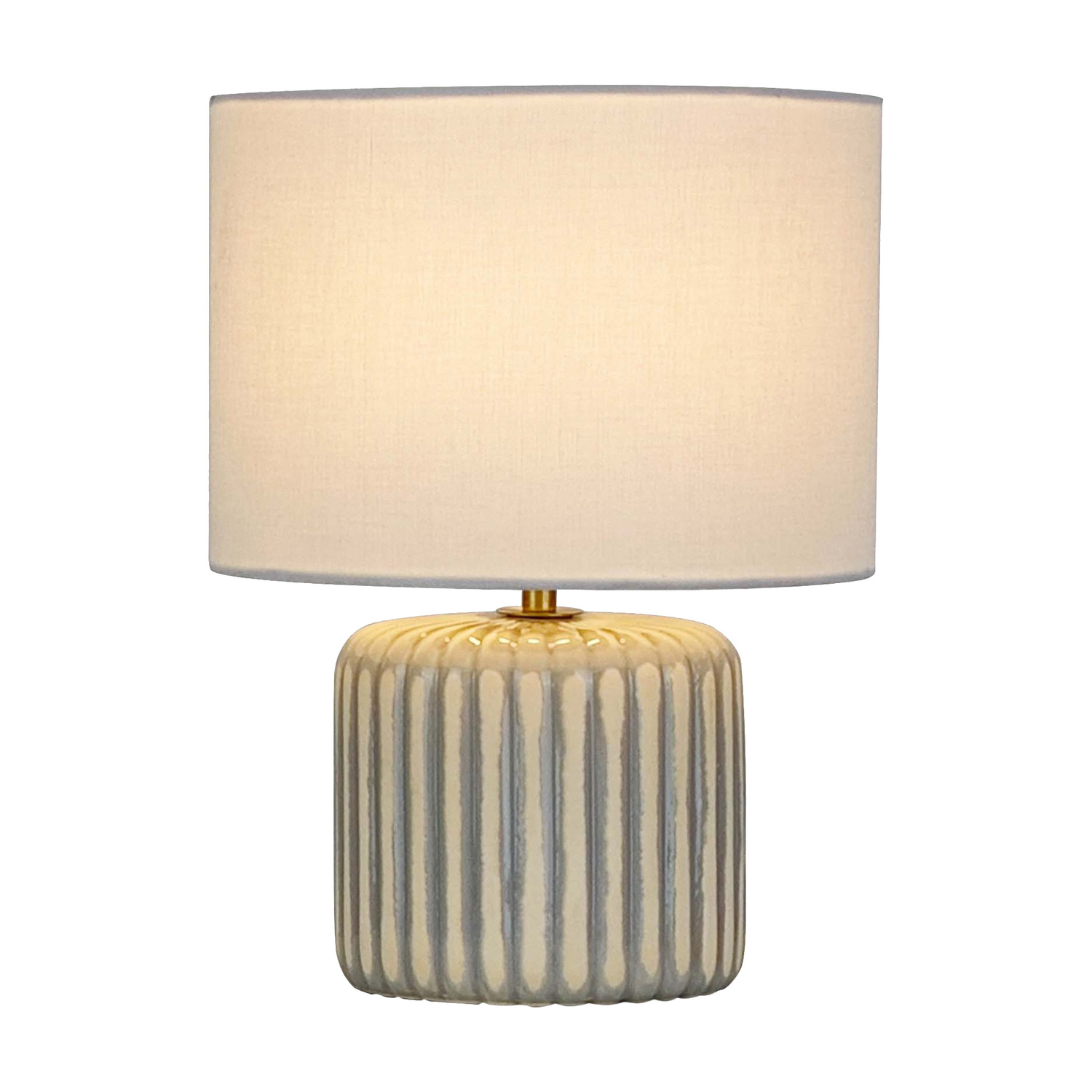 Layla Ceramic & Linen Table Lamp