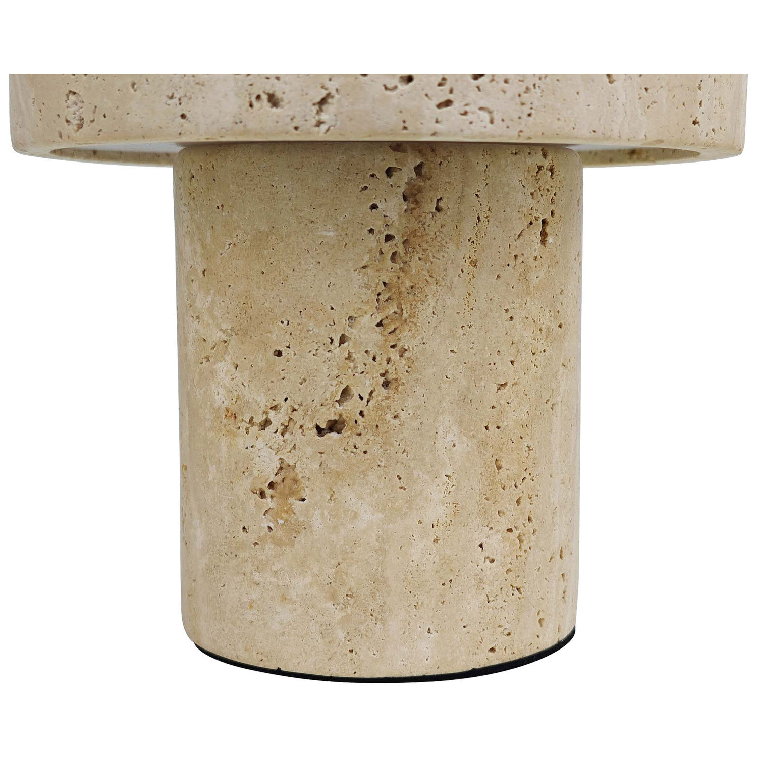 Piper Travertine LED Table Lamp