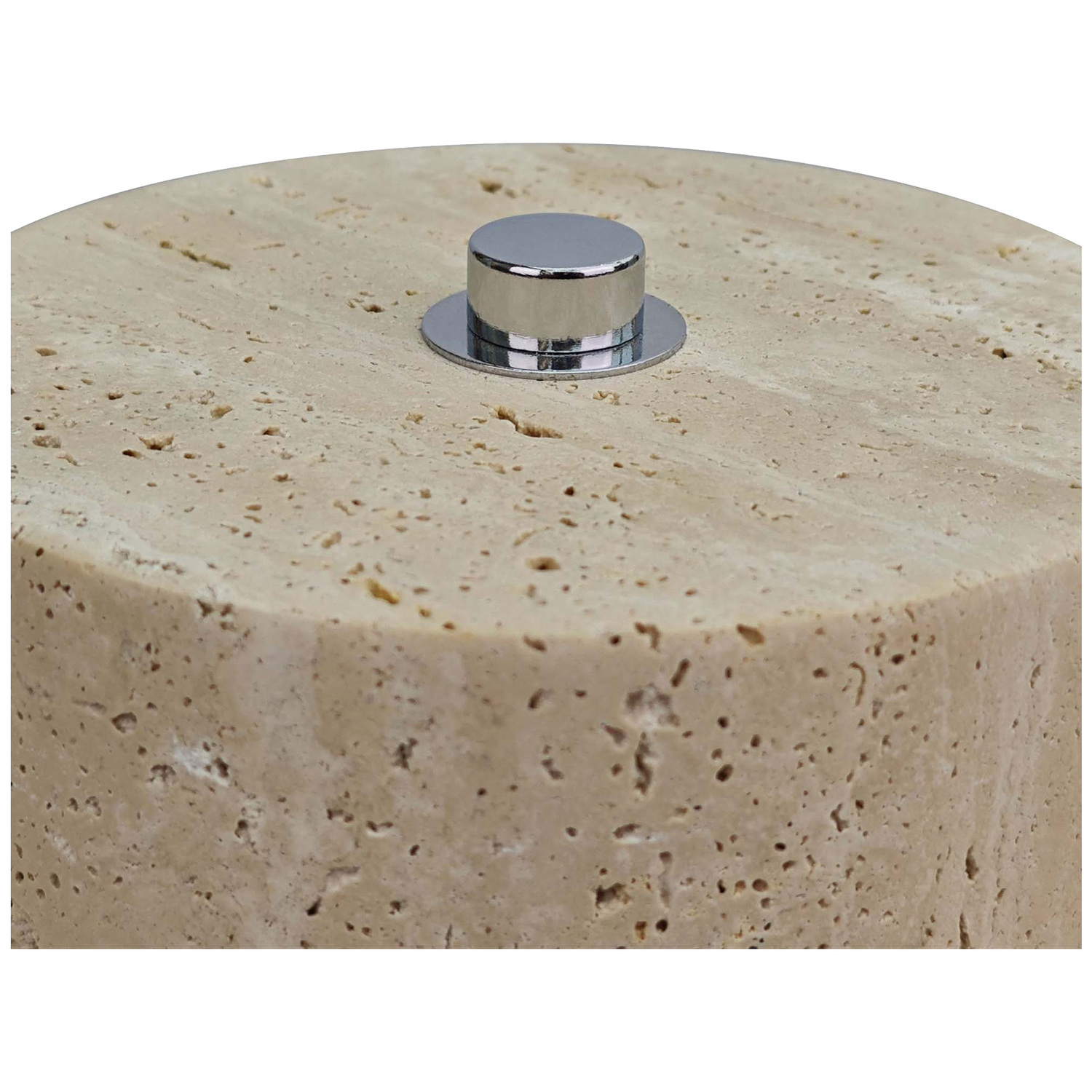 Piper Travertine LED Table Lamp