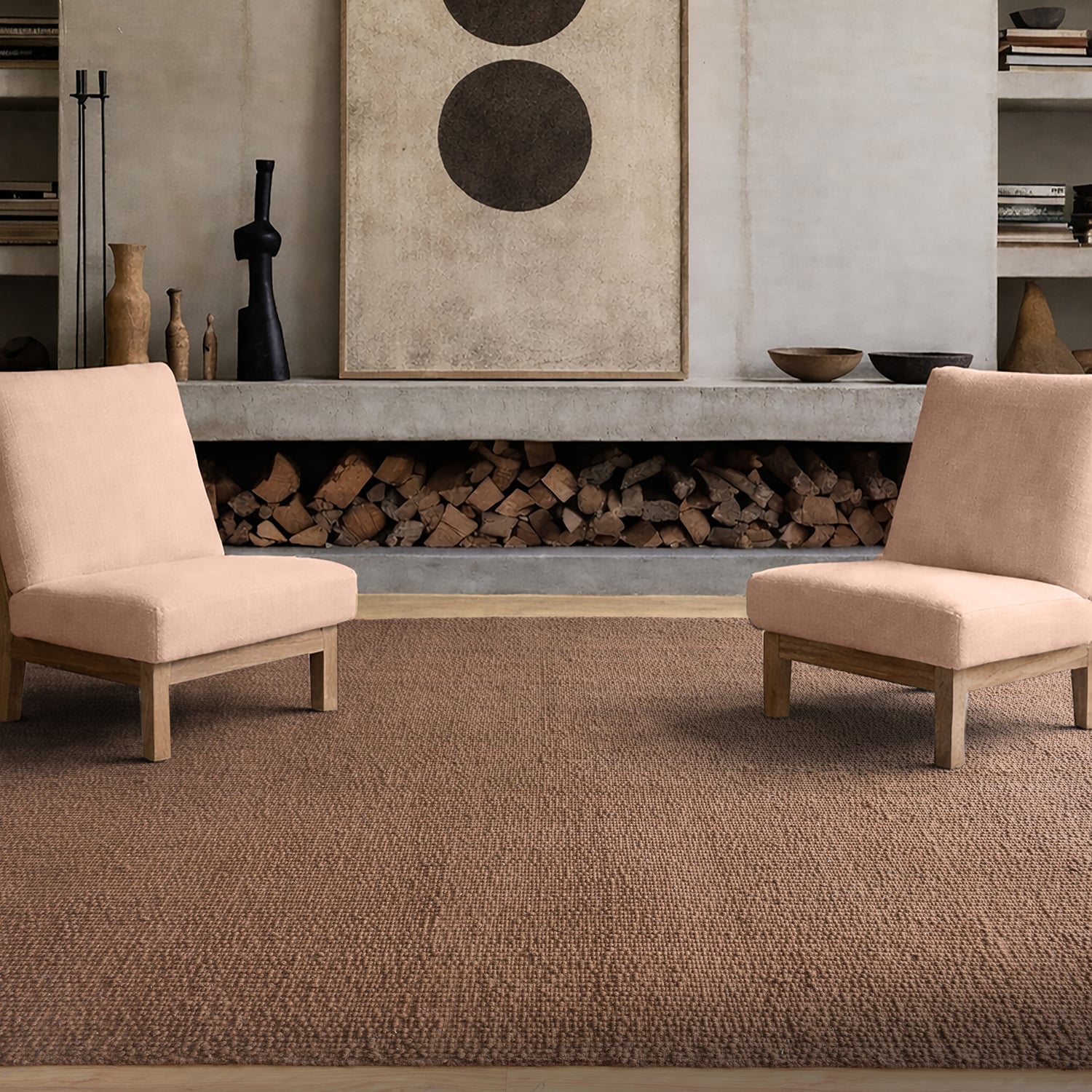 Bowie Boucle Hand-Woven Wool Rug