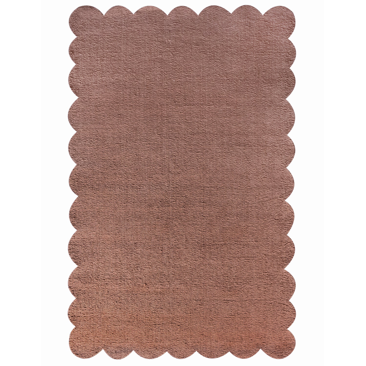 Rowe Boucle Wool-Blend Scalloped Rug