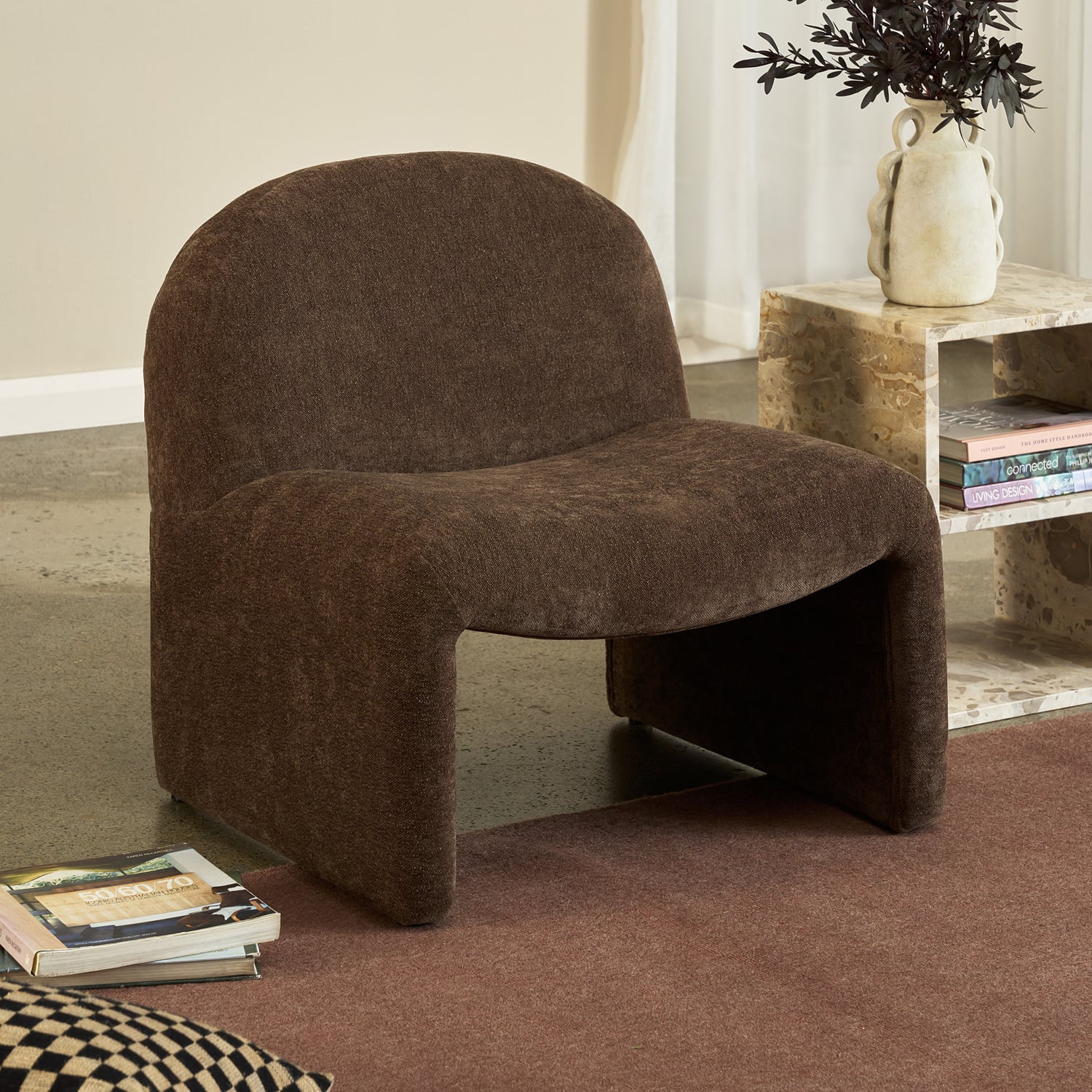 Maddie Boucle Accent Chair