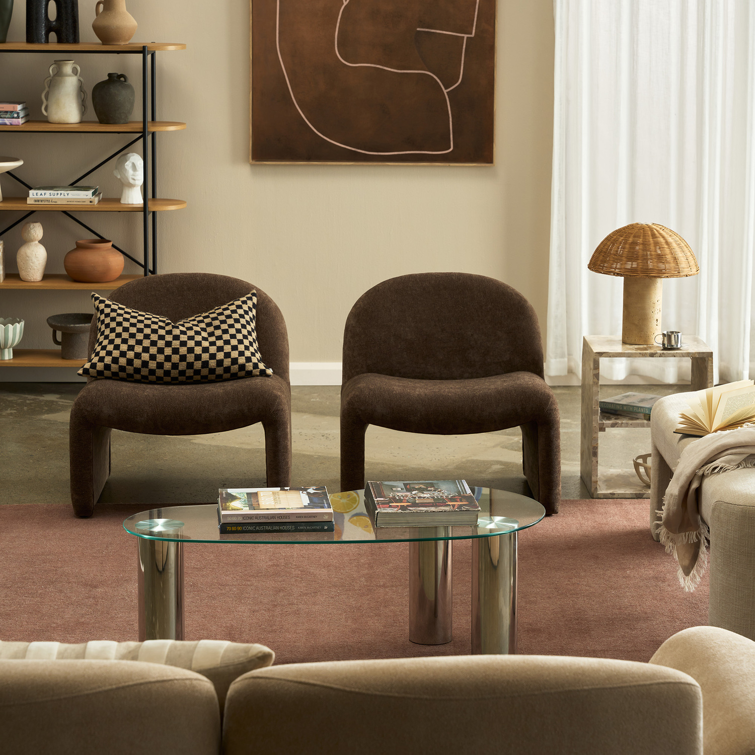 Maddie Boucle Accent Chair