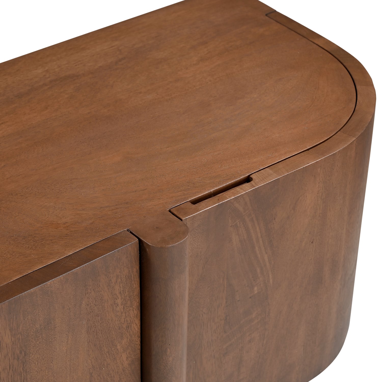 Laila Mango Wood & Marble TV Unit