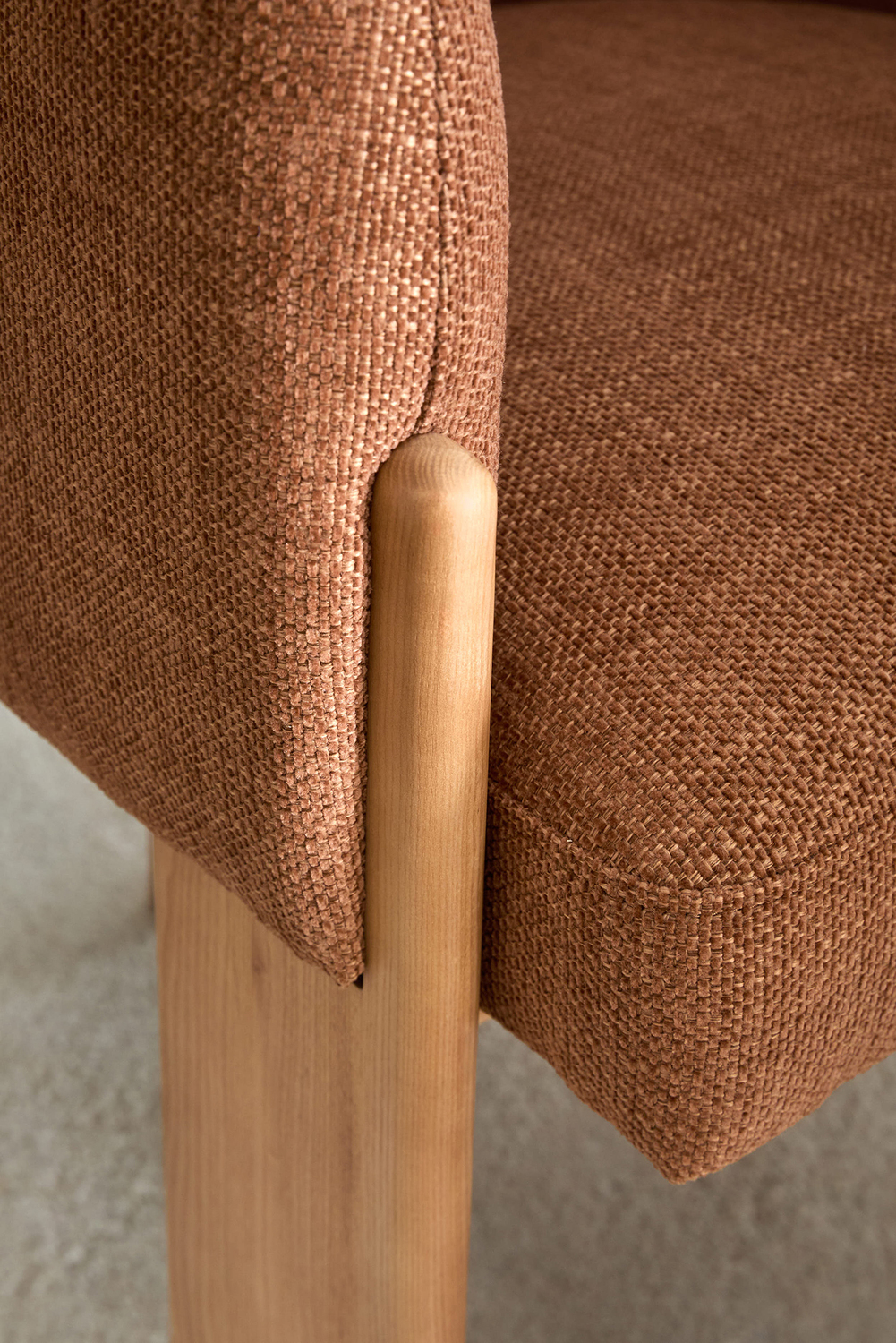 Benji Upholstered Ash Wood Dining Chair