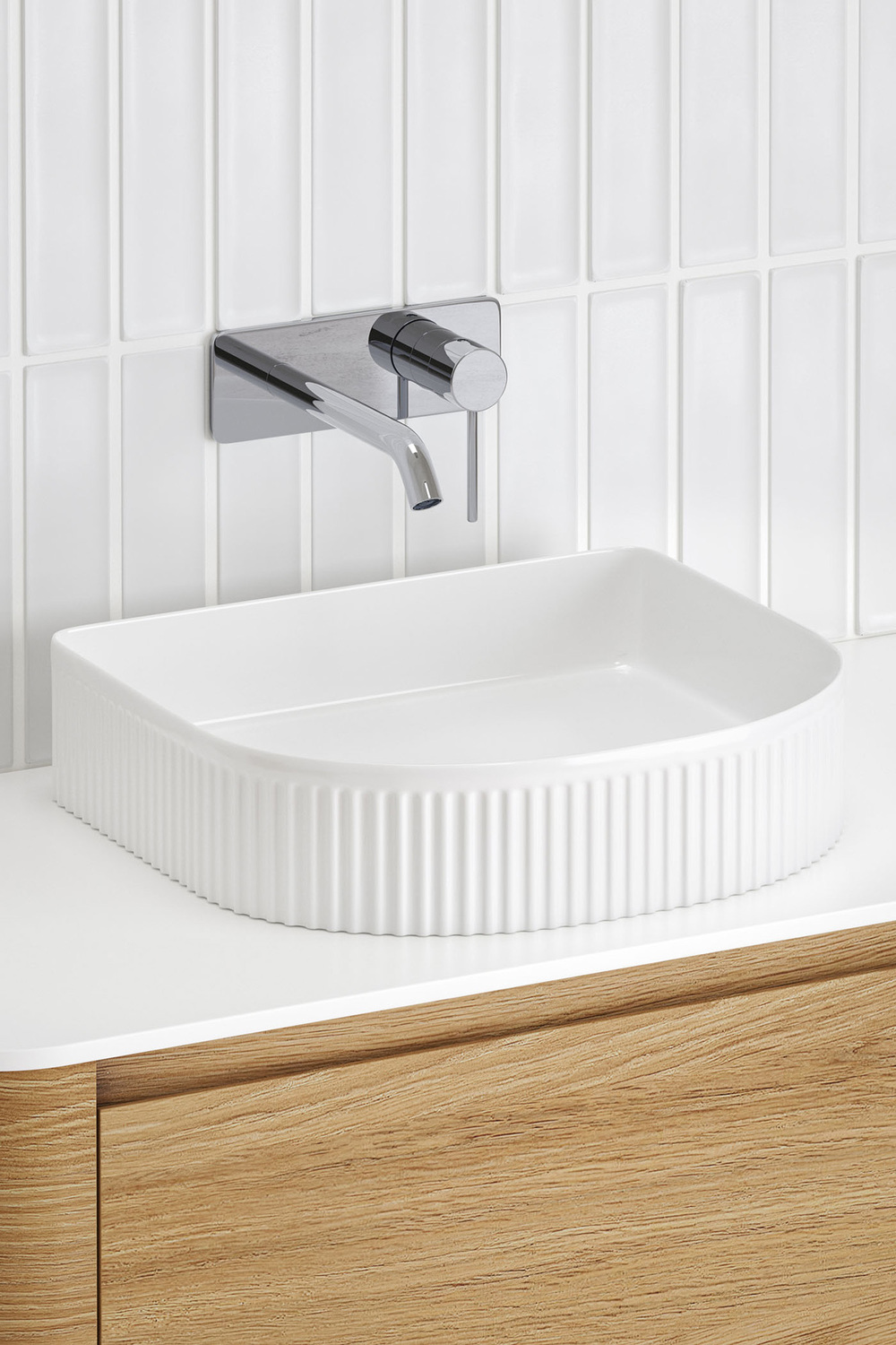 Kiora 410mm Arch Ceramic Above Counter Basin