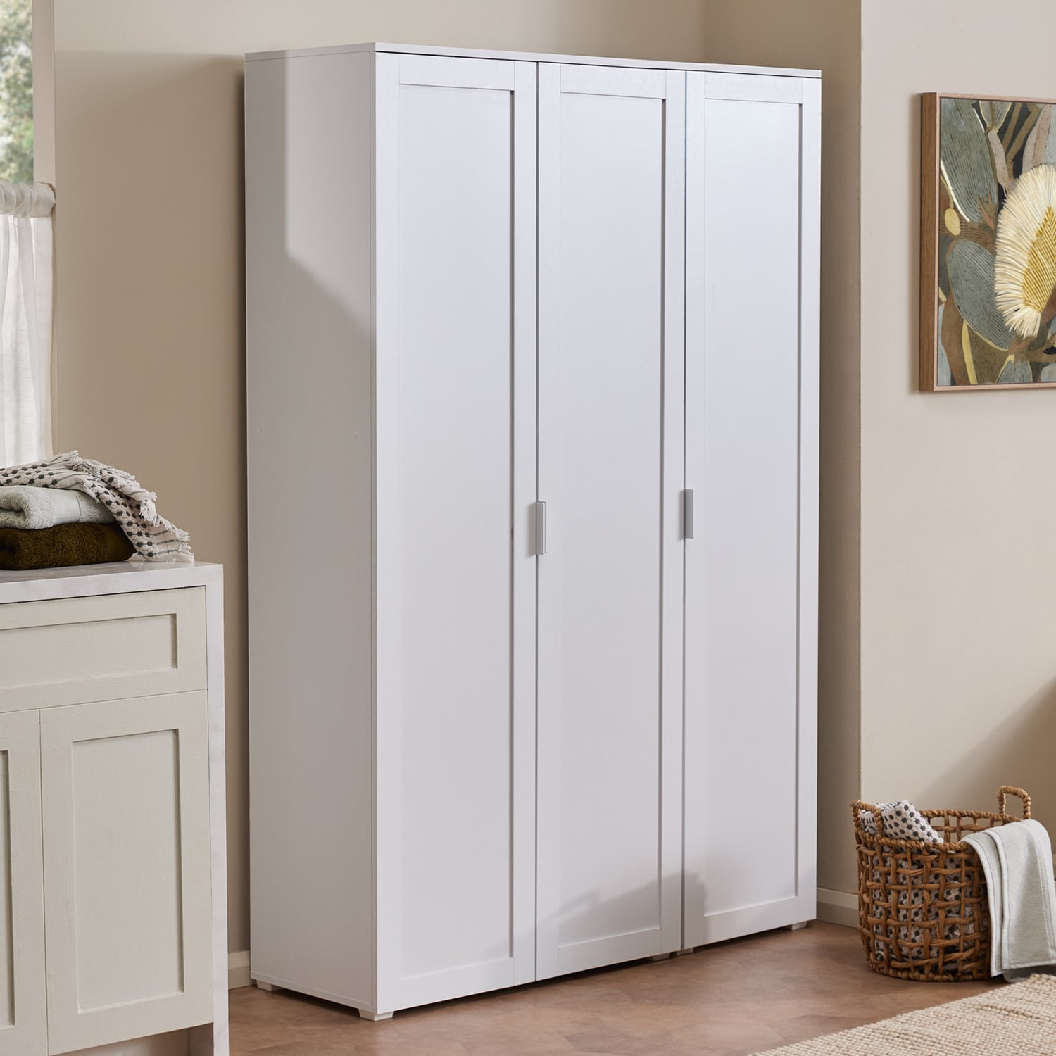 White Willem 1 Door Cupboard
