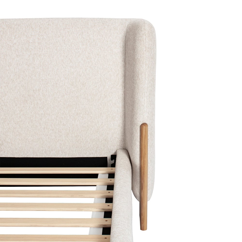 Natural Ash Benji Upholstered Bed