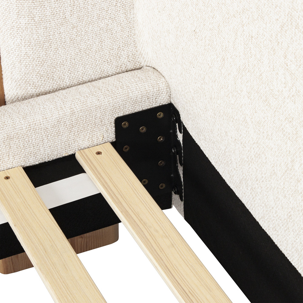 Natural Ash Benji Upholstered Bed