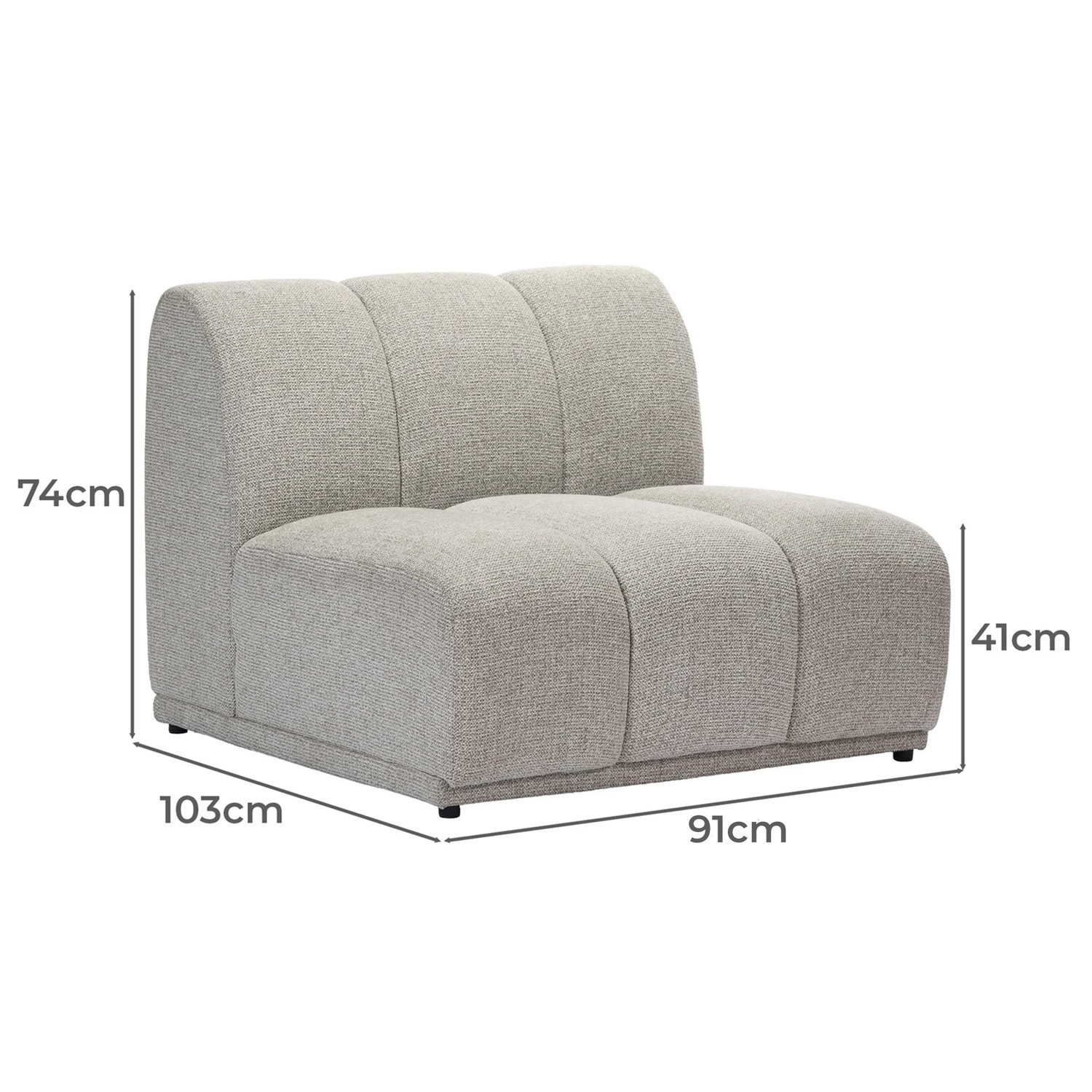 Arco Armless Lounge Chair
