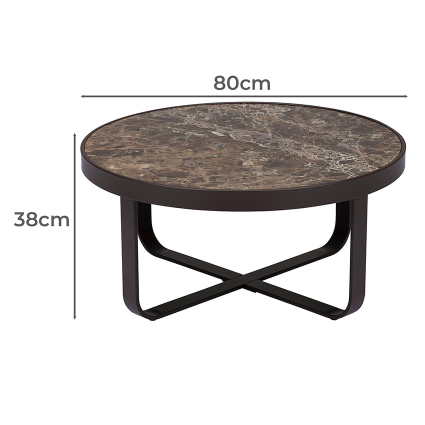 Claudius Marble Coffee Table