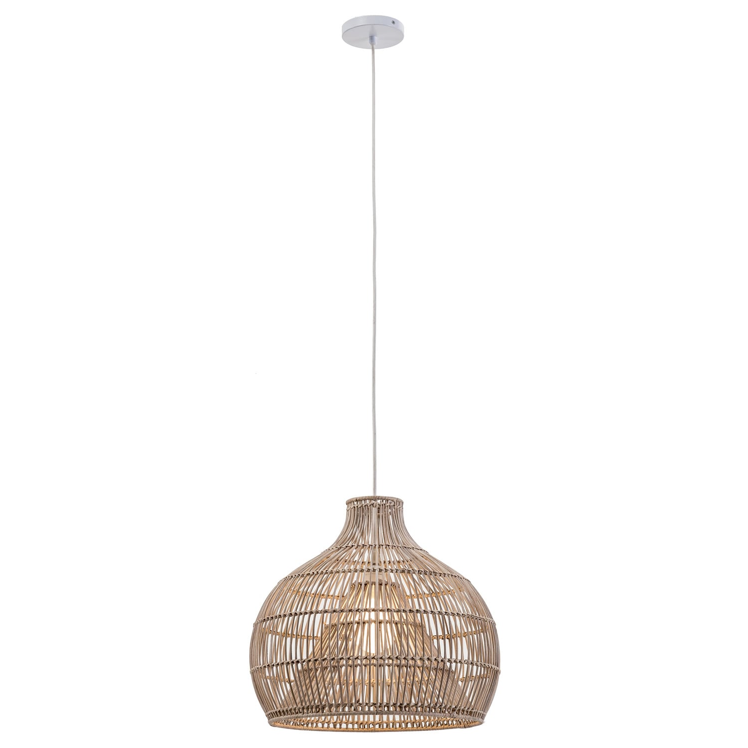 Drift Steel Rattan Pendant