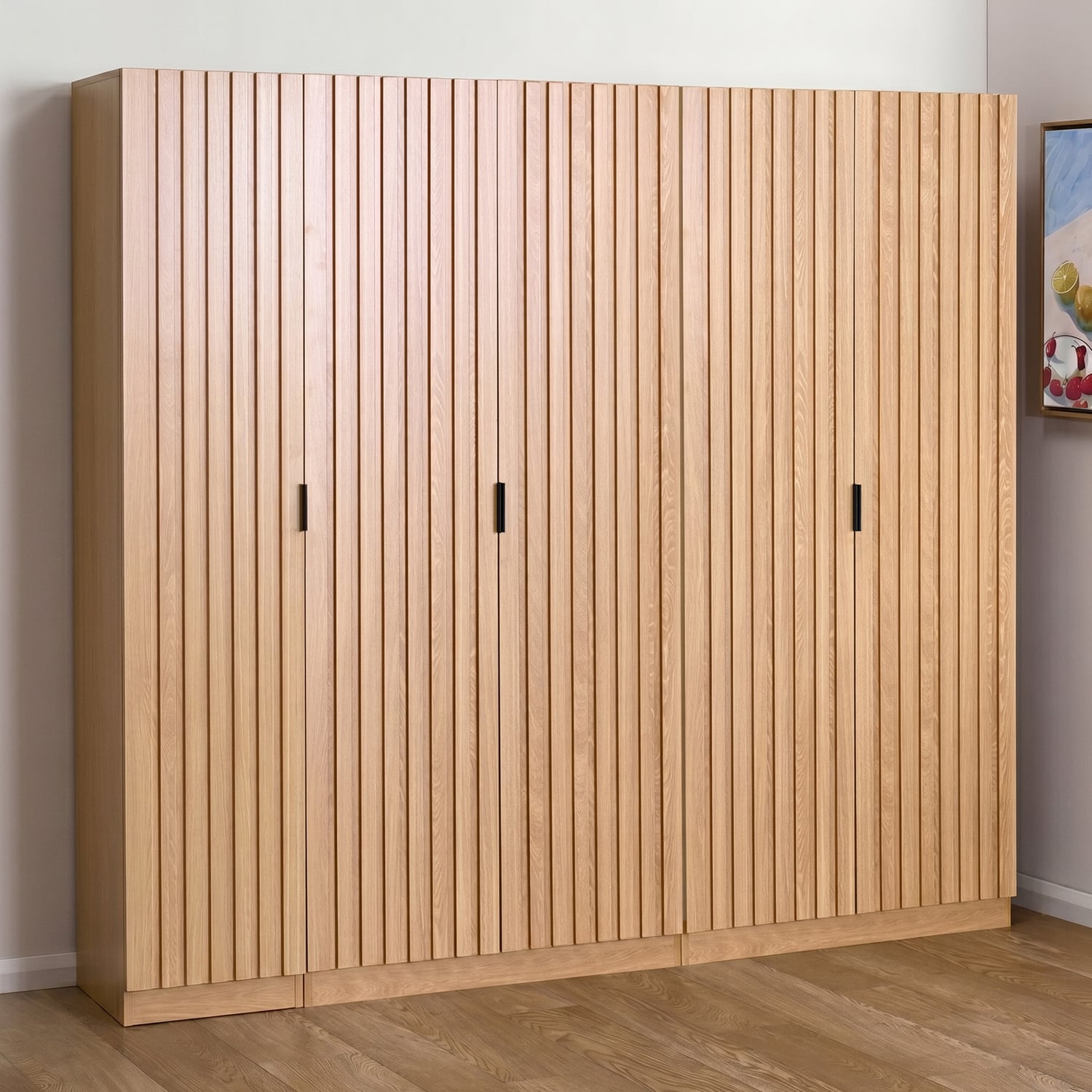 Hatty Slatted 1 Door Cupboard