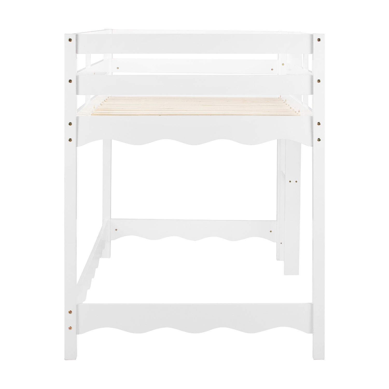 Wavy Pine Wood Loft Bed