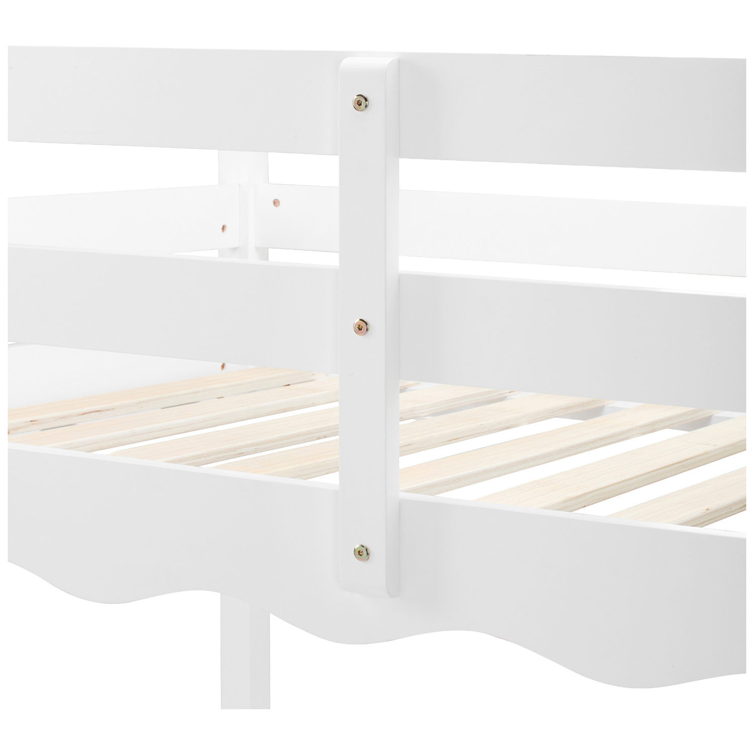 Wavy Pine Wood Loft Bed