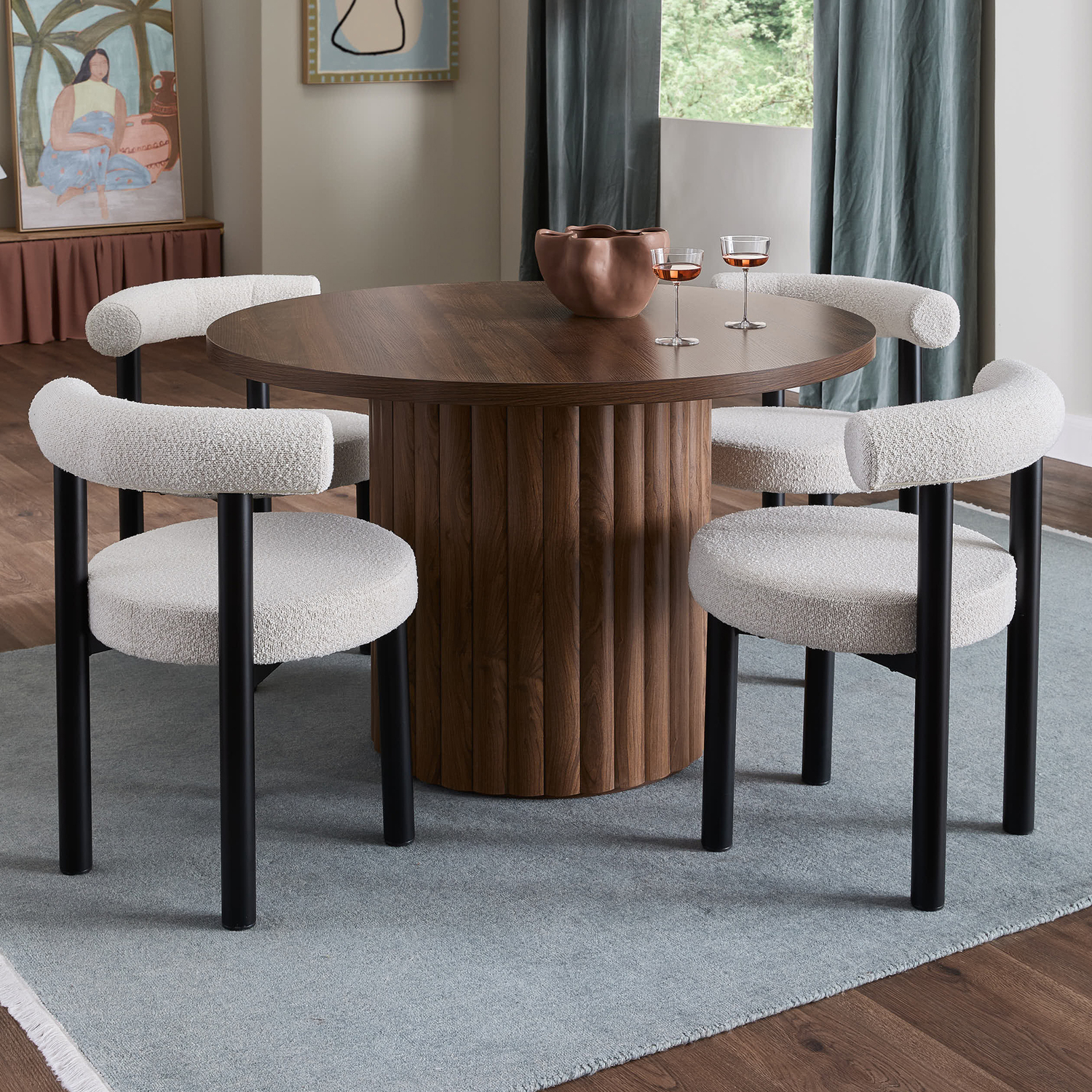 120cm Elodie Round Dining Table