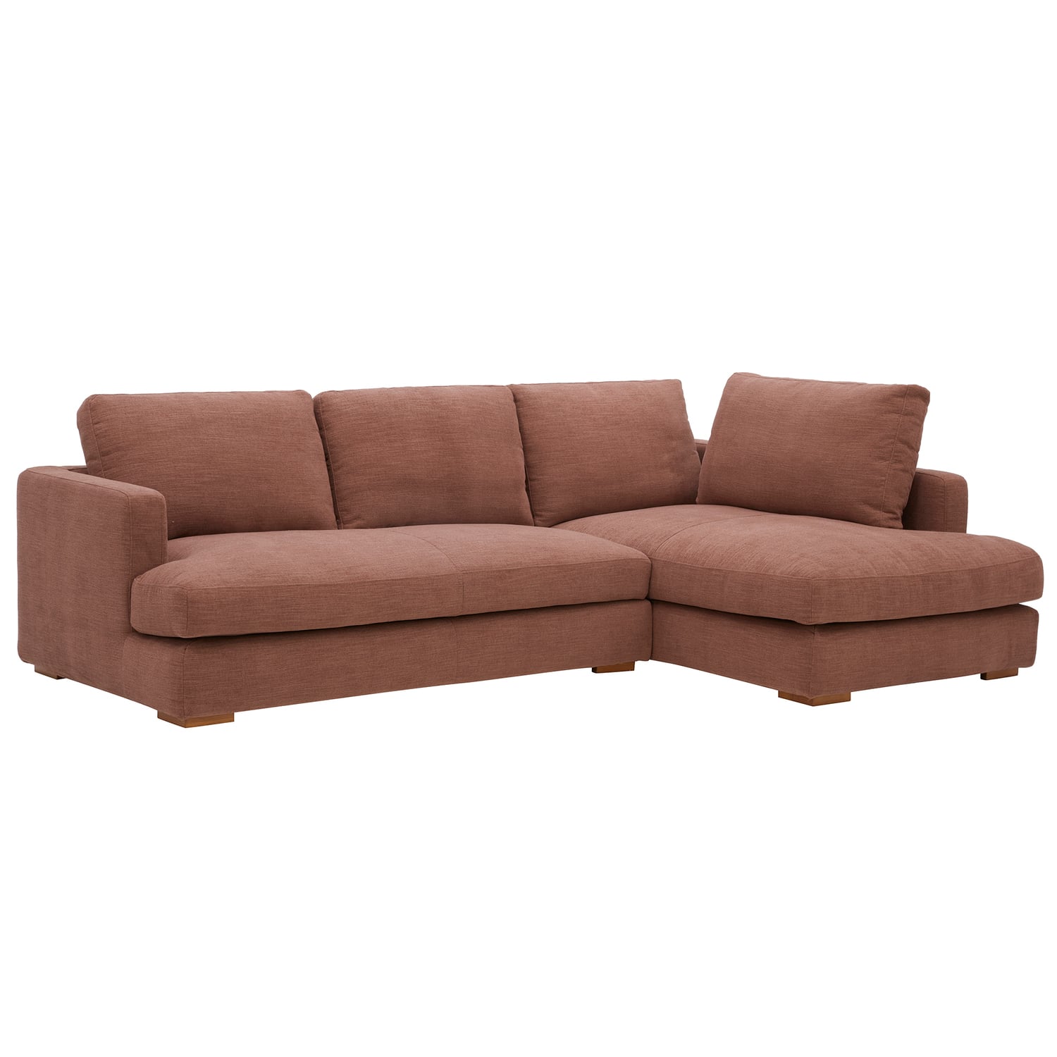 Haven 4 Seater Upholstered Sofa with Chaise