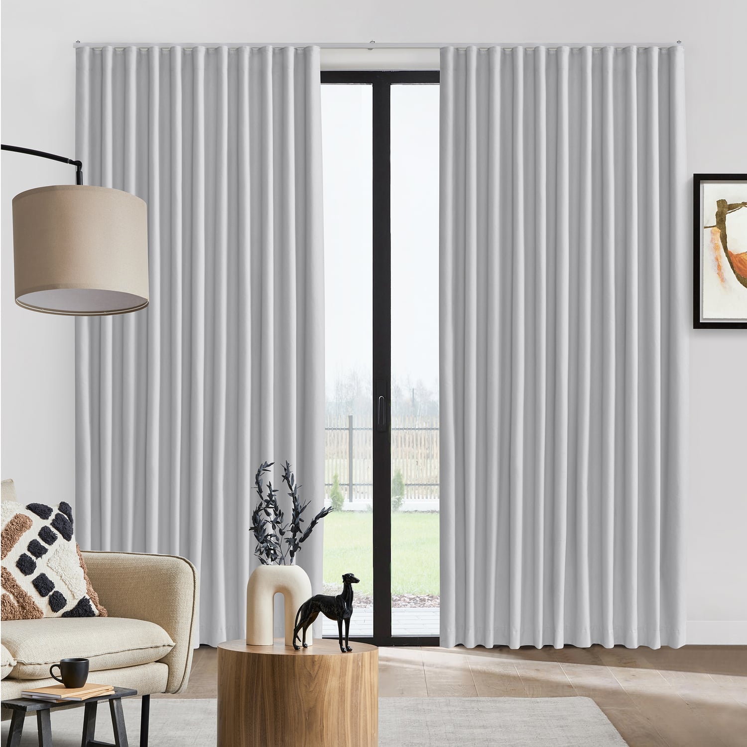 Eden Blockout S-Fold Curtains
