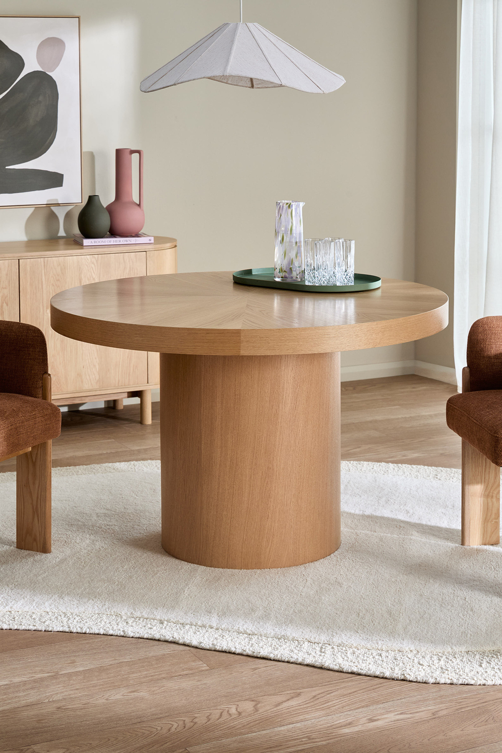 Rio Round Dining Table & Bali Dining Chair Set