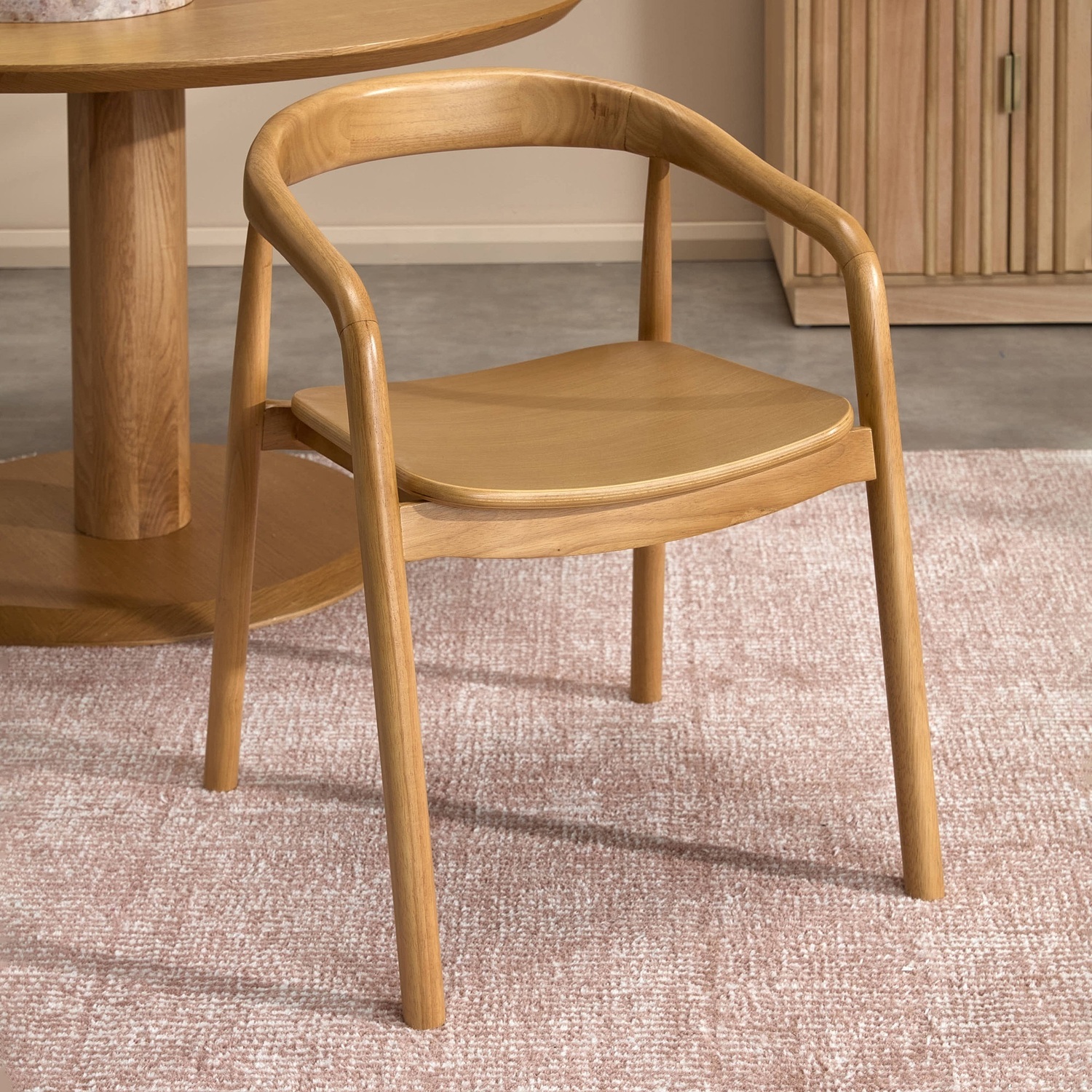 Rio Round Dining Table & Bali Dining Chair Set