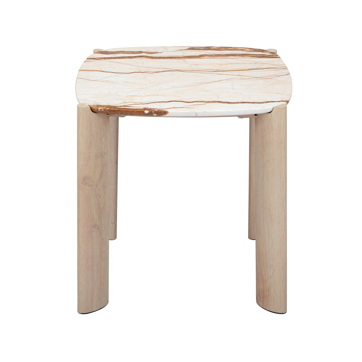 Marilyn Merlot Marble Side Table