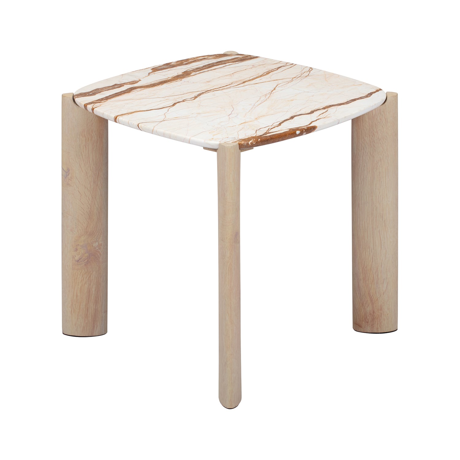 Marilyn Merlot Marble Side Table