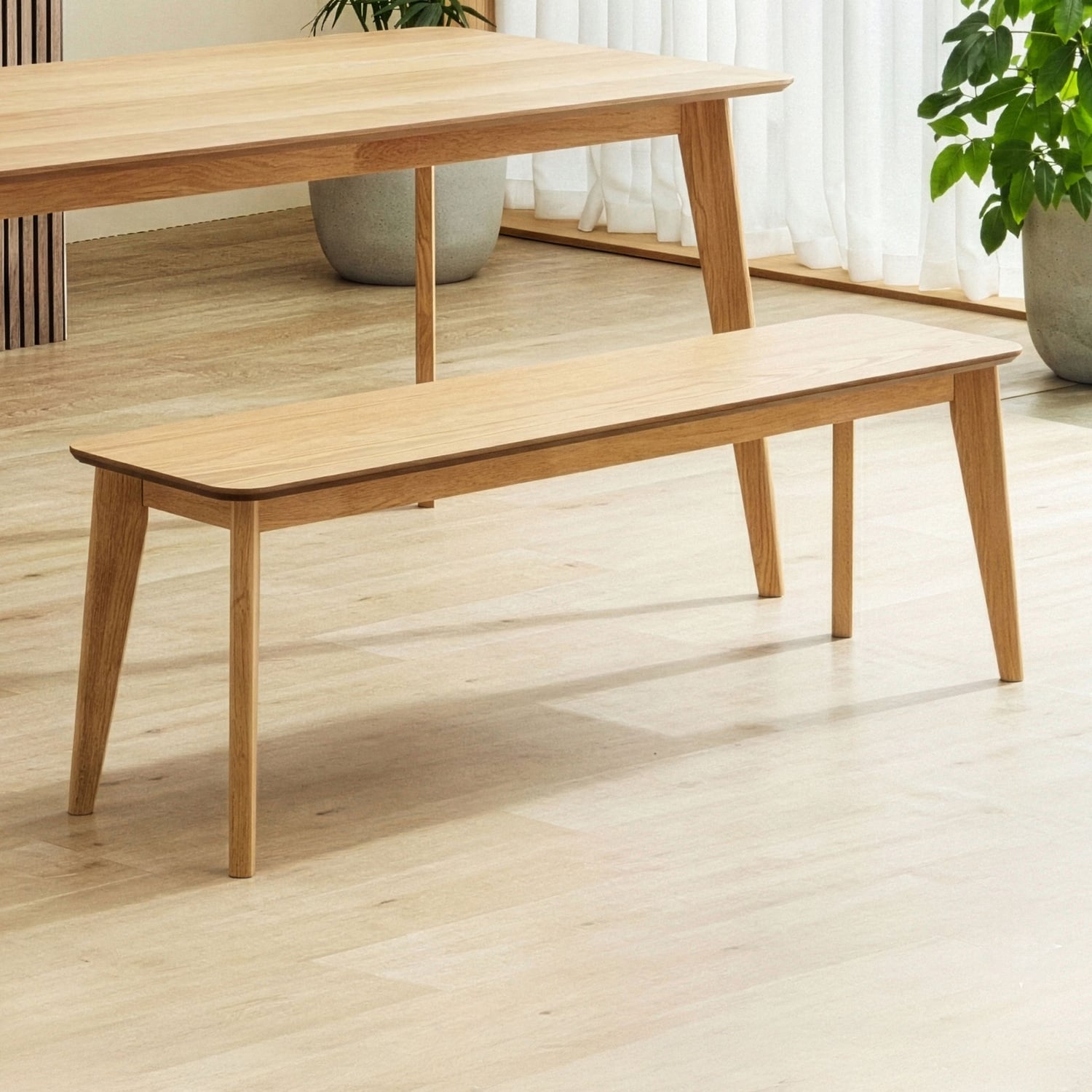 Larsen Dining Table & Bench Set
