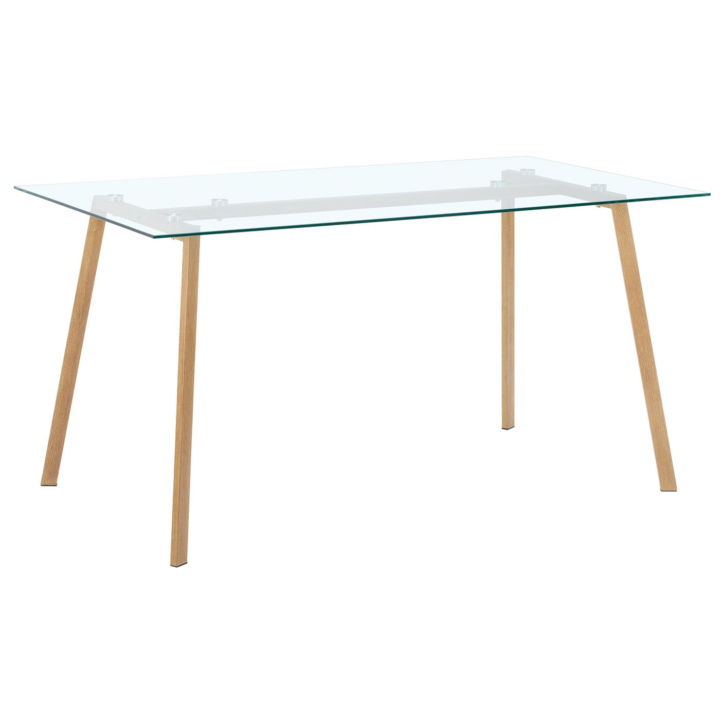 Hayden Glass Dining Table & Herb Dining Chair Set
