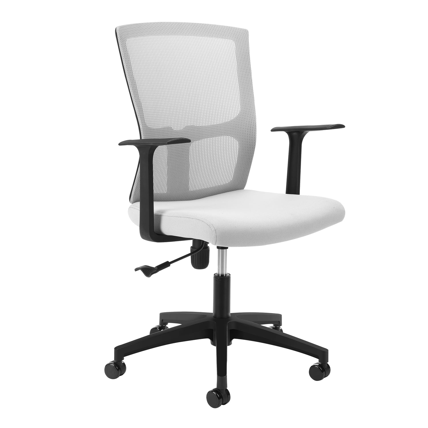 Leo Electric Sit & Stand Corner Desk & Matrix Office Chair Set