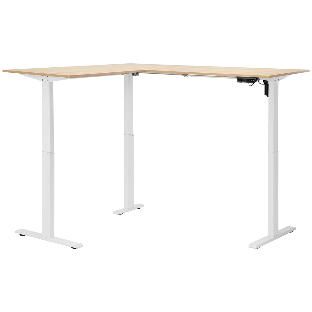 Leo Sit & Stand Desk With Wireless Charging & Matrix Office Chair Set