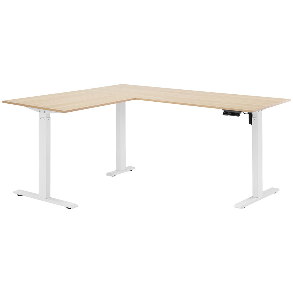 Leo Sit & Stand Desk With Wireless Charging & Matrix Office Chair Set