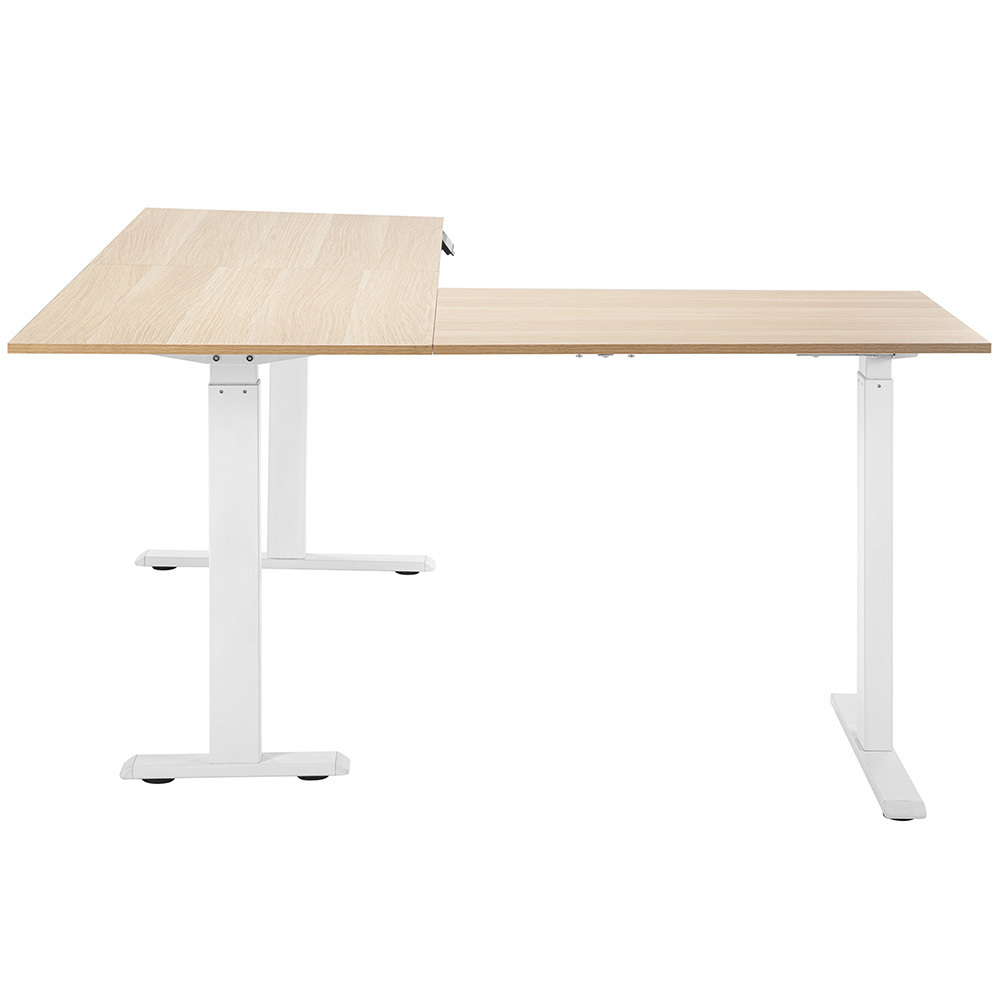 Leo Sit & Stand Desk With Wireless Charging & Matrix Office Chair Set